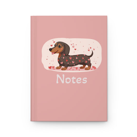 Dachshund Hardcover Notebook