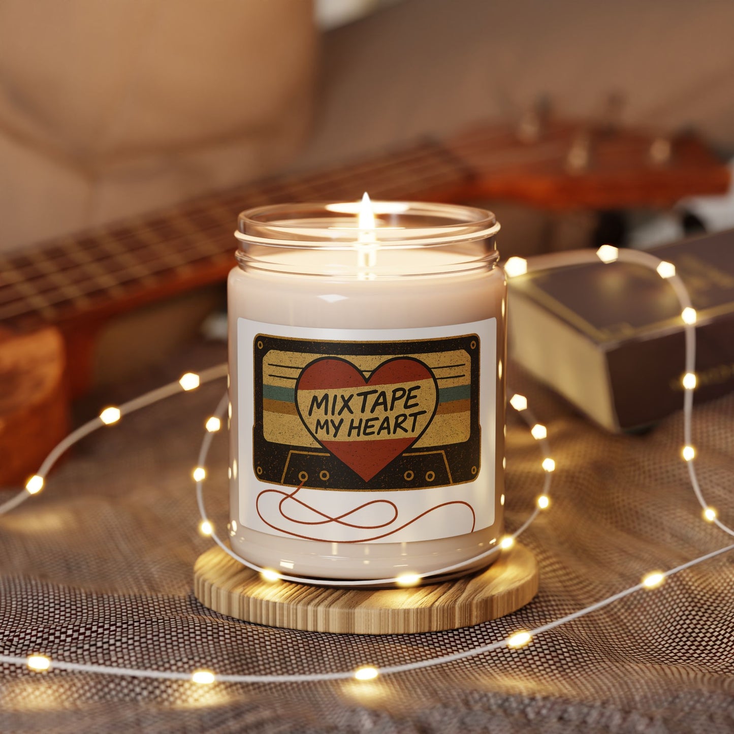 Mix Tape My Heart Soy Candle, 9oz