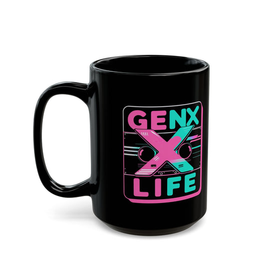 GenX Life Retro Neon Coffee Mug